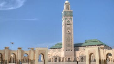 Photo hassan ii mosque morocco