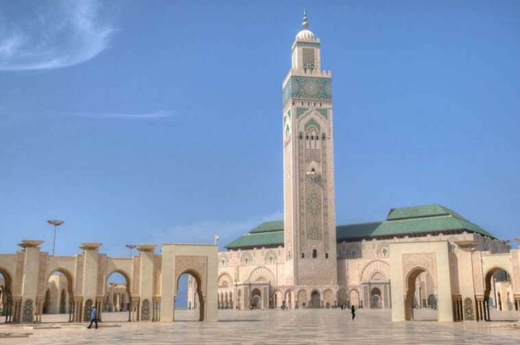 Photo hassan ii mosque morocco