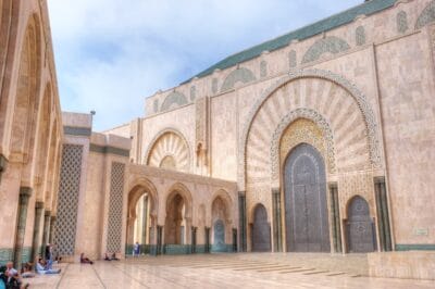 Photo hassan ii mosque morocco