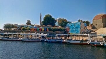 Photo nile river egypt