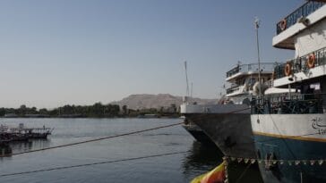 Photo nile river in egypt