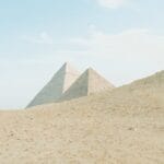 Photo pyramids of giza cairo