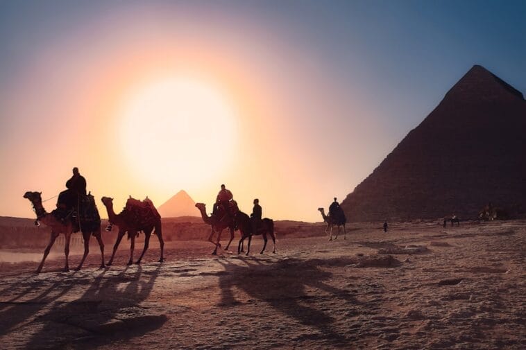 Photo Camel caravan
