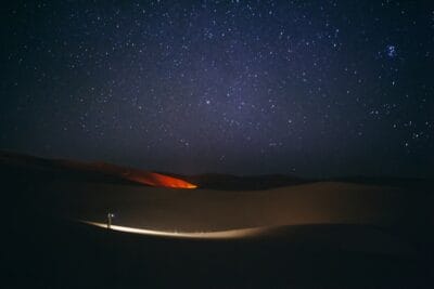 Photo Desert night