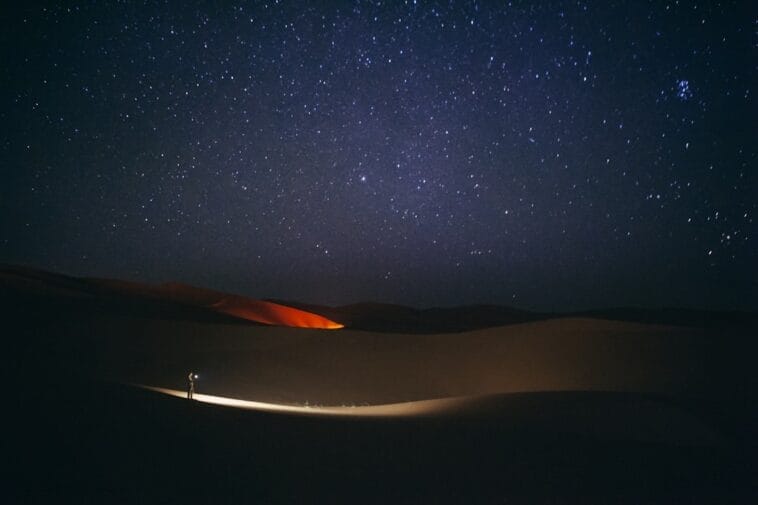 Photo Desert night