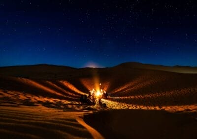 Photo Desert night