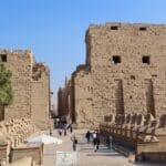 Photo nile river luxor