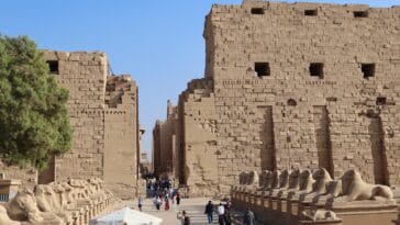 Photo nile river luxor