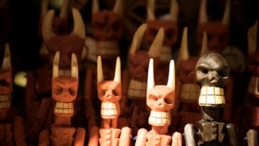 Photo Mask sculpture