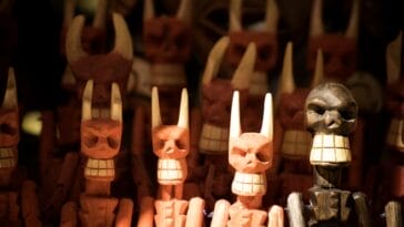 Photo Mask sculpture