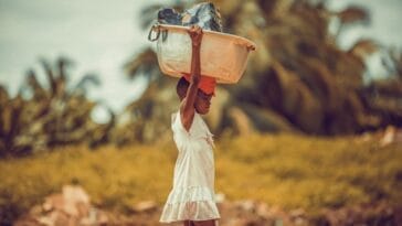 Photo African village