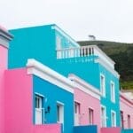 Photo Colorful houses