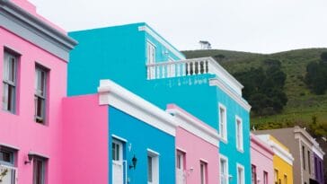Photo Colorful houses