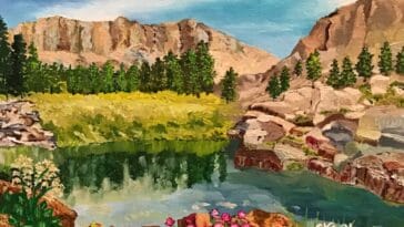 Photo Mountainous landscape