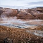 Photo Sulfuric landscape