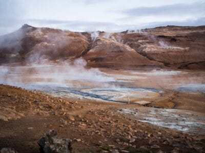 Photo Sulfuric landscape