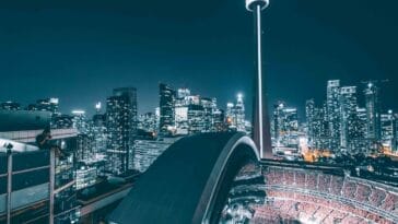 Photo Beachfront skyline
