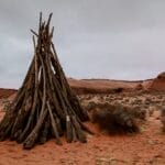 Photo desert camping, tents