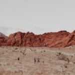 Photo helicopter over desert, aerial views