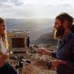 Photo moonscape overlook