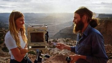 Photo moonscape overlook