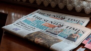 Photo Newspaper headline