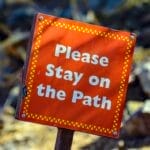 Photo Segregation sign