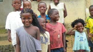 Photo charity organization in Africa